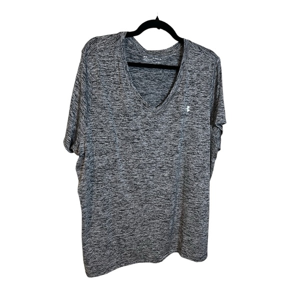 A grey / black mix Under Armour T-shirt in size 2X - Picture 2 of 6